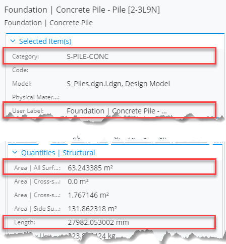 Formatted properties