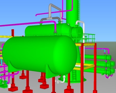 Fresnel effect applied to a plant model