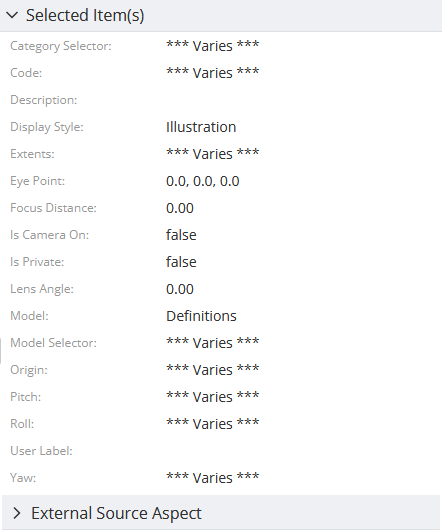 Example when doing normal property select